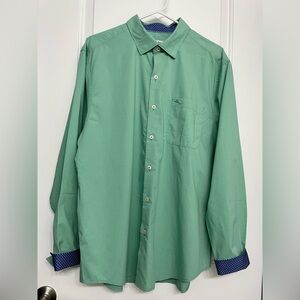Tommy Bahama Island Zone Button Up Down Shirt Size L Large Long Sleeve